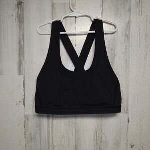 Lululemon Black Crossback Sportsbra Size 10